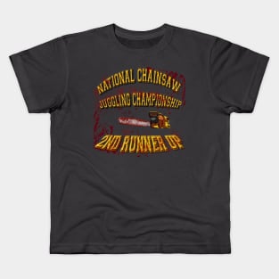 National Chainsaw Juggling Championship Kids T-Shirt